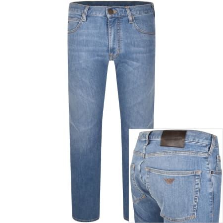 Mens armani regular fit jeans top